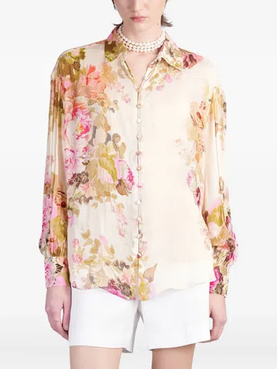 Hemant & Nandita Floral-print Shirt In Multi