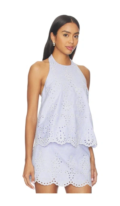 Hemant & Nandita Halter Neck Top In Multi