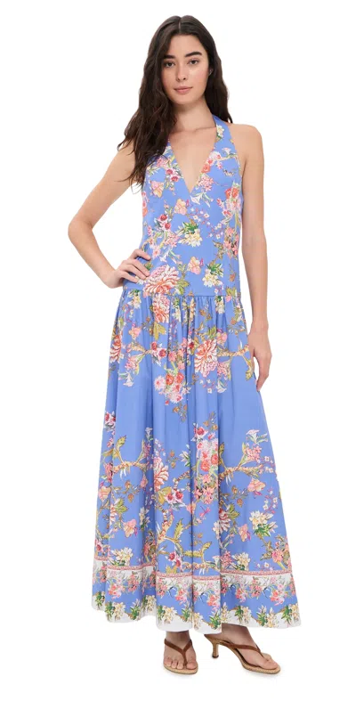Hemant & Nandita Hema Maxi Dress Blue