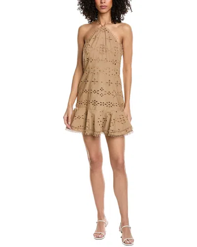 Hemant & Nandita Mini Dress In Brown