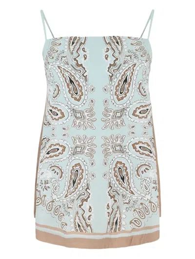 HEMANT & NANDITA PAISLEY-PRINT TOP