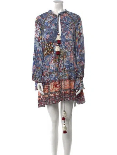 Pre-owned Hemant & Nandita Printed Mini Dress