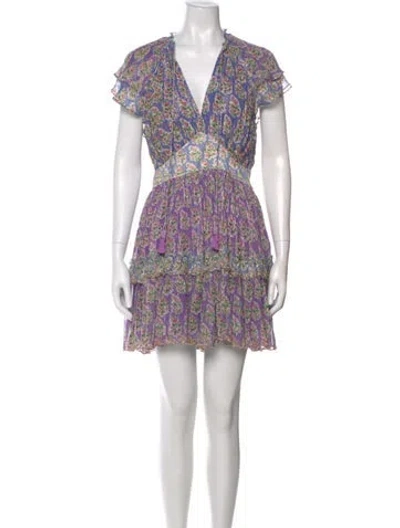 Pre-owned Hemant & Nandita Printed Mini Dress