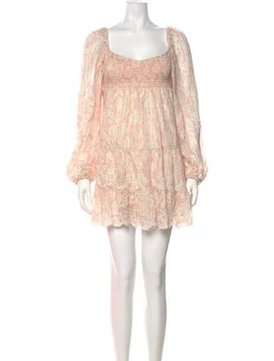 Pre-owned Hemant & Nandita Printed Mini Dress