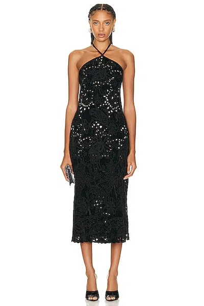 Hemant & Nandita Sehr Midi Dress In Black