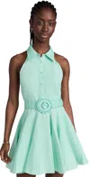 Hemant & Nandita Short Dress With Buckle Belt Green
