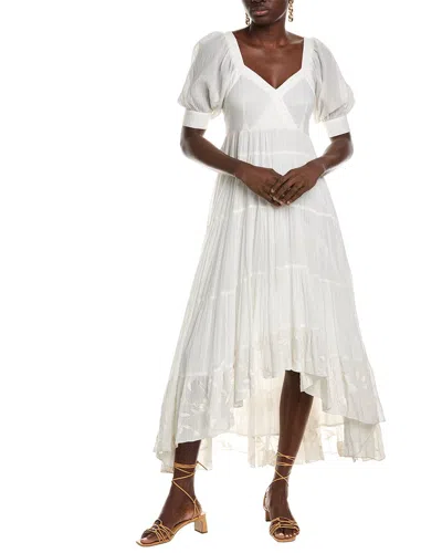 HEMANT & NANDITA HEMANT & NANDITA SHORT SLEEVE MAXI DRESS