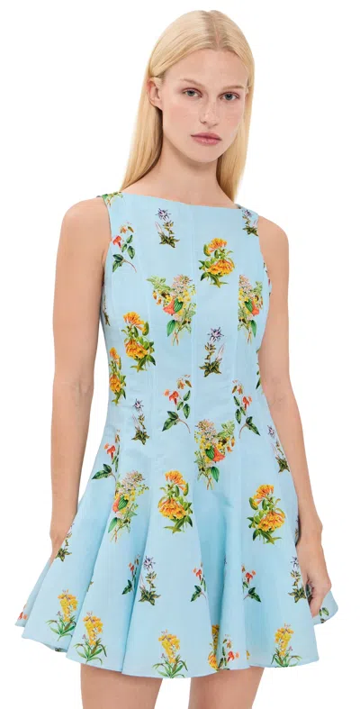 Hemant & Nandita Skater Dress Blue