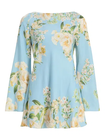 Hemant & Nandita Mini Dress In Blue