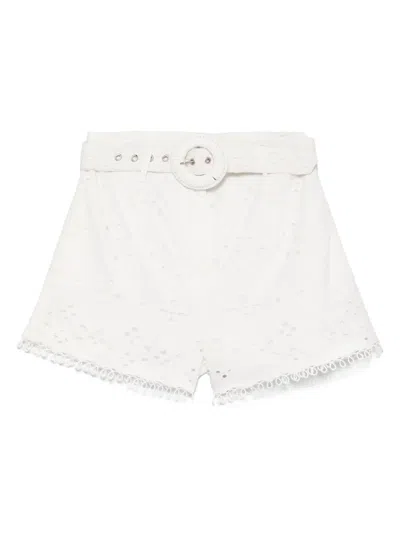 Hemant & Nandita Adya Shorts In White