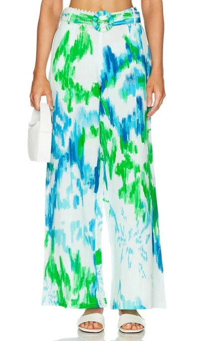 HEMANT & NANDITA BELTED FLARED PANTS