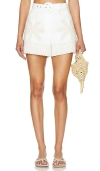 Hemant & Nandita Adya Shorts In 白色