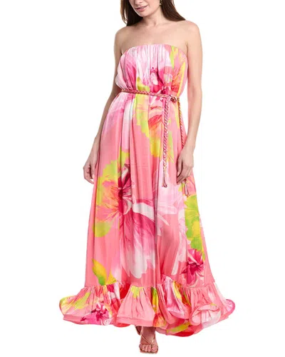 HEMANT & NANDITA BRAIDED BELT MAXI DRESS