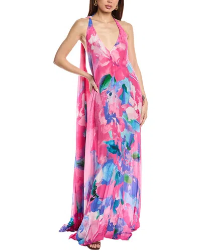 HEMANT & NANDITA HALTER MAXI DRESS