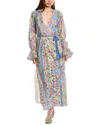 Hemant & Nandita Lace Kaftan In Blue