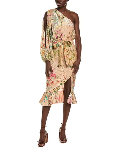 Hemant & Nandita Midi Dress In Brown