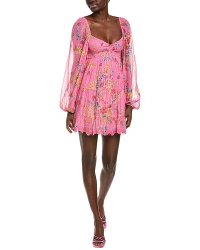 Hemant & Nandita Mini Dress In Pink