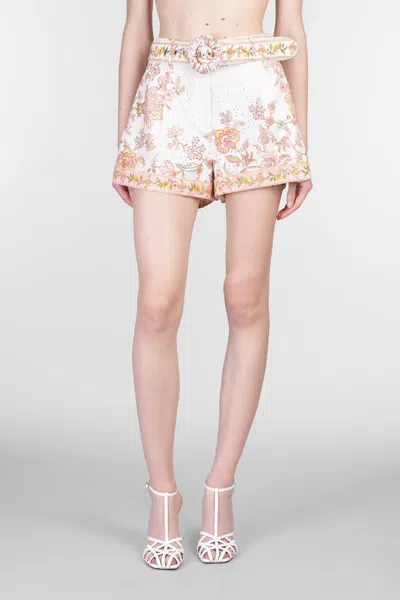 Hemant & Nandita Broderie Anglaise Shorts In White