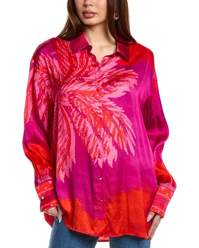 Hemant & Nandita Soma Oversized Shirt In Pink