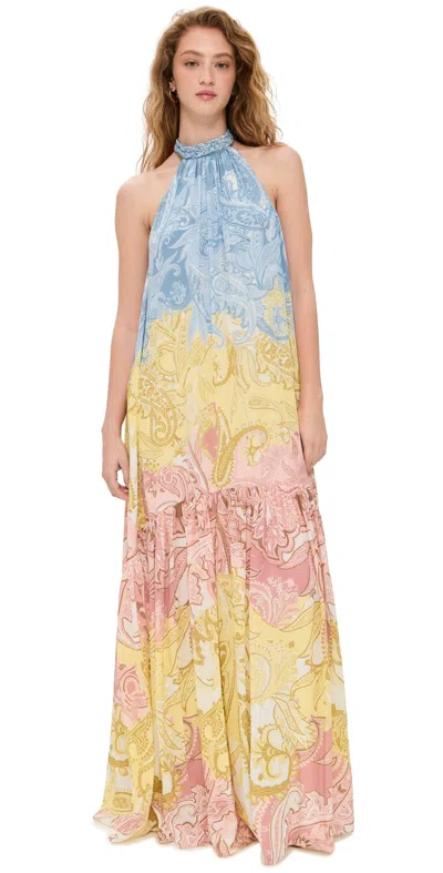 HEMANT & NANDITA LONG DRESS MULTI