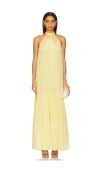 Hemant & Nandita Long Dress In Yellow