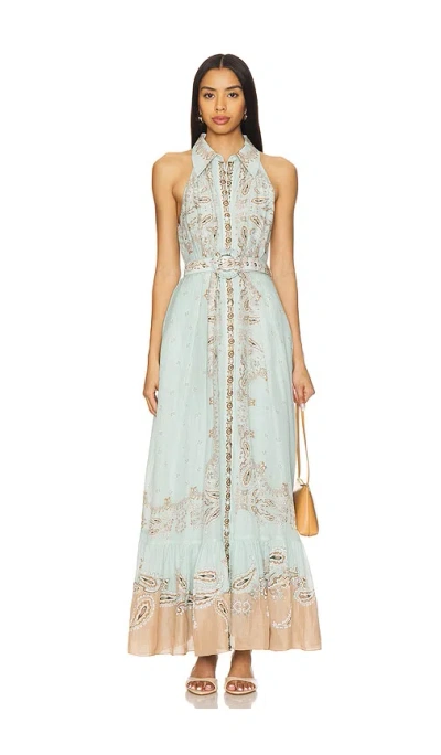 HEMANT & NANDITA LONG SHIRT DRESS WITH BUCKLE BELT