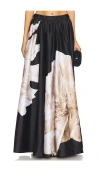 Hemant & Nandita Niru Maxi Skirt In 블랙 믹스