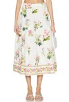 Hemant & Nandita Midi Skirt In Multi