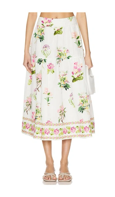 Hemant & Nandita Midi Skirt In Multi