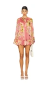Hemant & Nandita Mini Cape In Peach