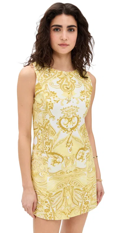 Hemant & Nandita Mini Dress Light Yellow