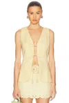 Hemant & Nandita Nain Vest In Yellow