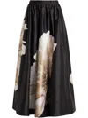 Hemant & Nandita Niru Maxi Skirt In Black