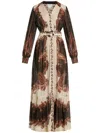 HEMANT & NANDITA PAISLEY-PRINT MAXI DRESS