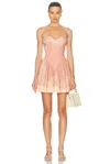 Hemant & Nandita Short Dress In Powder Pink