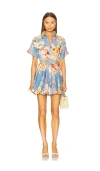 Hemant & Nandita Short Dress With Buckle Belt