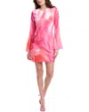 Hemant & Nandita Abira Mini Dress In Pink