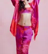 Hemant & Nandita Soma Oversized Shirt In Multicolor In Multi