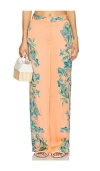 Hemant & Nandita Straight Pants With Buckle Belt