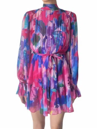 Hemant & Nandita Vesa Mini Dress In Multicolor