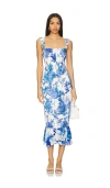 Hemant & Nandita X Revolve Midi Dress In Blue