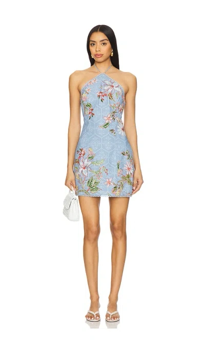 Hemant & Nandita X Revolve Mini Dress In Blue
