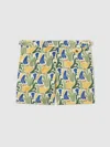 Hemingsworth Ikat-print Swim Shorts In Green