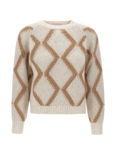 Hemisphere Cable-knit Sweater In Multi