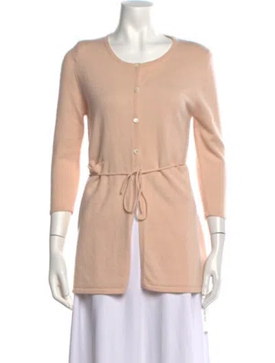 Pre-owned Hemisphere Cashmere Crew Neck Sweater In Pink