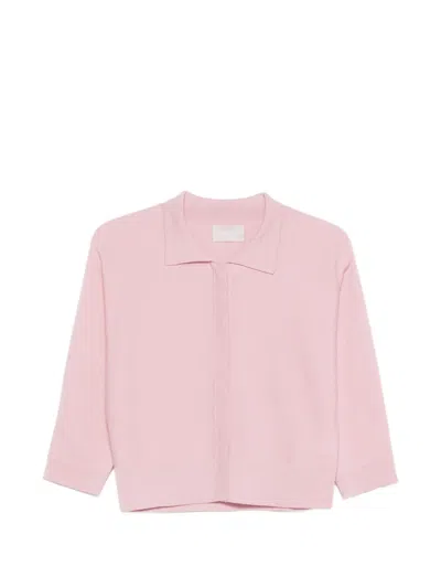 Hemisphere Collared Shirt In Pink