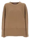 Hemisphere Crew-neck Sweater In Brown