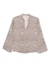 Hemisphere Geometric-print Blouse In Multi
