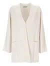 Hemisphere Open-front Cardigan In Neutral