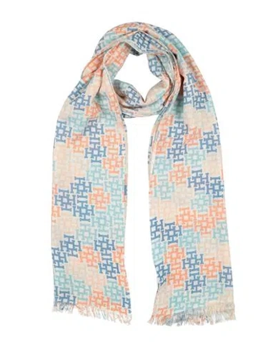 Hemisphere Woman Scarf Apricot Size - Cashmere, Silk In Multi